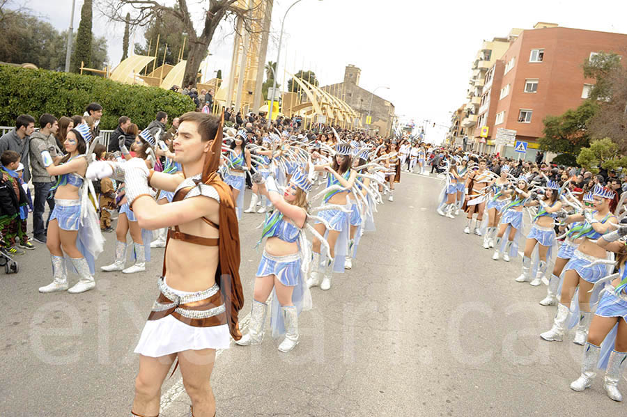 Rua del carnaval de Santa Margarida i els Monjos 2015. Rua del Carnaval de Santa Margarida i els Monjos 2015