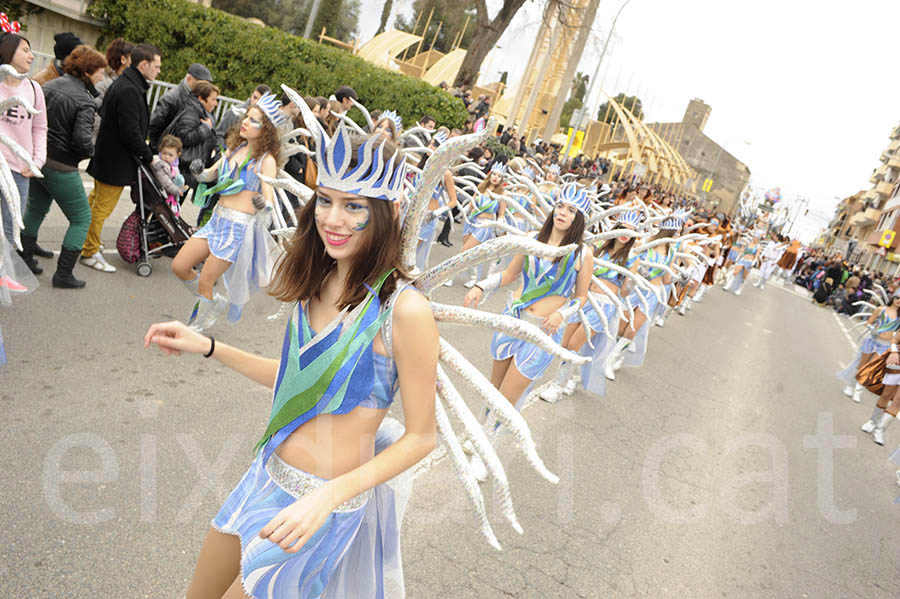 Rua del carnaval de Santa Margarida i els Monjos 2015. Rua del Carnaval de Santa Margarida i els Monjos 2015