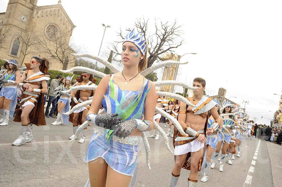 Rua del carnaval de Santa Margarida i els Monjos 2015. Rua del Carnaval de Santa Margarida i els Monjos 2015