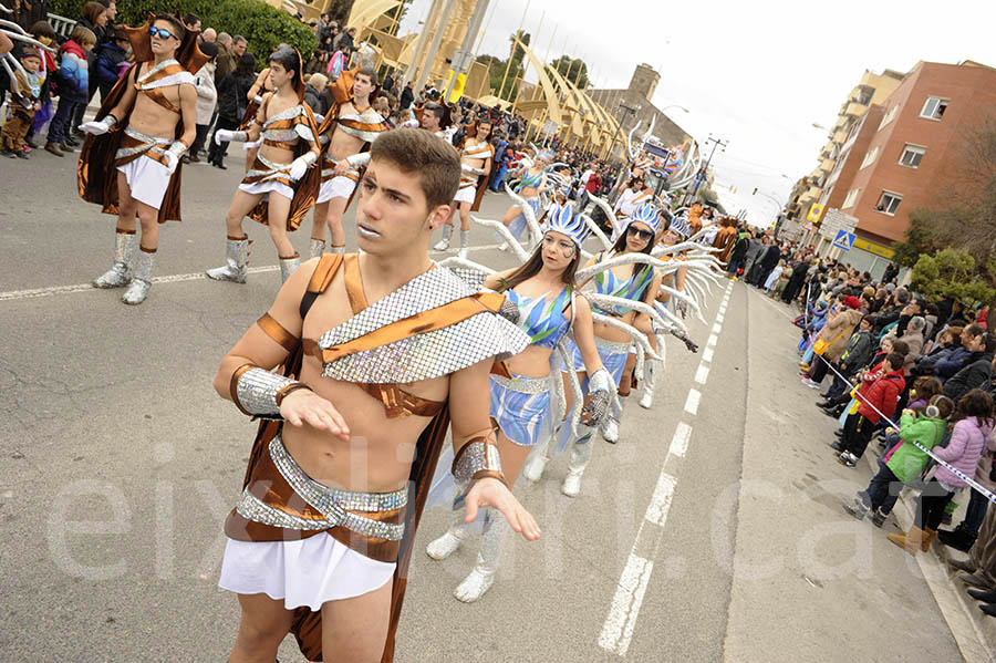 Rua del carnaval de Santa Margarida i els Monjos 2015. Rua del Carnaval de Santa Margarida i els Monjos 2015