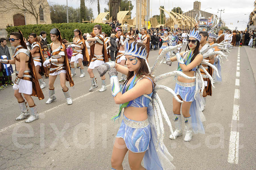 Rua del carnaval de Santa Margarida i els Monjos 2015. Rua del Carnaval de Santa Margarida i els Monjos 2015