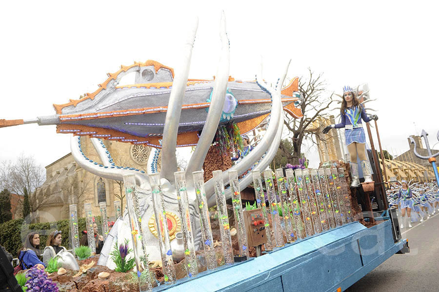 Rua del carnaval de Santa Margarida i els Monjos 2015. Rua del Carnaval de Santa Margarida i els Monjos 2015