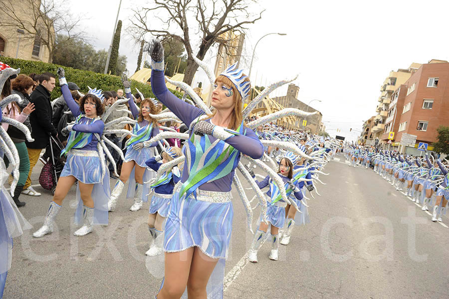 Rua del carnaval de Santa Margarida i els Monjos 2015. Rua del Carnaval de Santa Margarida i els Monjos 2015