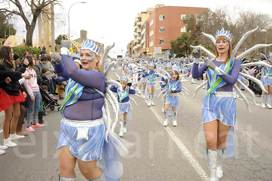 Rua del carnaval de Santa Margarida i els Monjos 2015. Rua del Carnaval de Santa Margarida i els Monjos 2015