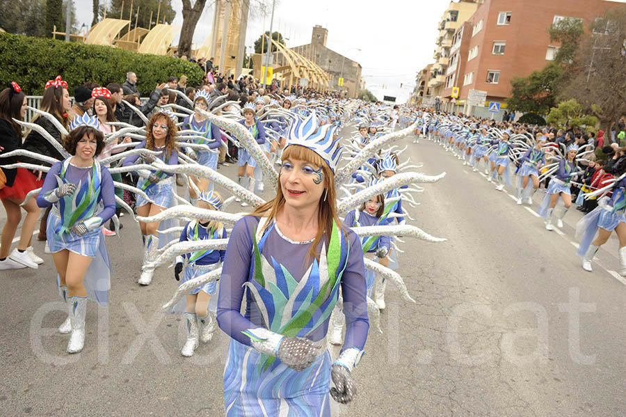 Rua del carnaval de Santa Margarida i els Monjos 2015. Rua del Carnaval de Santa Margarida i els Monjos 2015