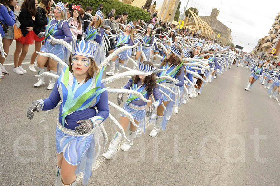 Rua del carnaval de Santa Margarida i els Monjos 2015. Rua del Carnaval de Santa Margarida i els Monjos 2015