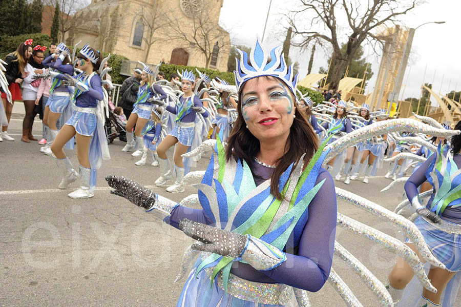 Rua del carnaval de Santa Margarida i els Monjos 2015. Rua del Carnaval de Santa Margarida i els Monjos 2015