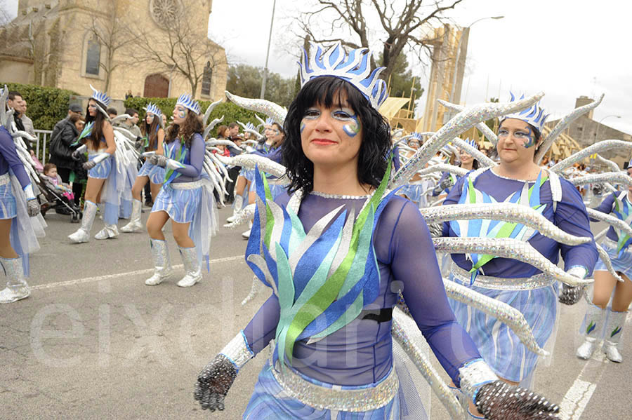 Rua del carnaval de Santa Margarida i els Monjos 2015. Rua del Carnaval de Santa Margarida i els Monjos 2015
