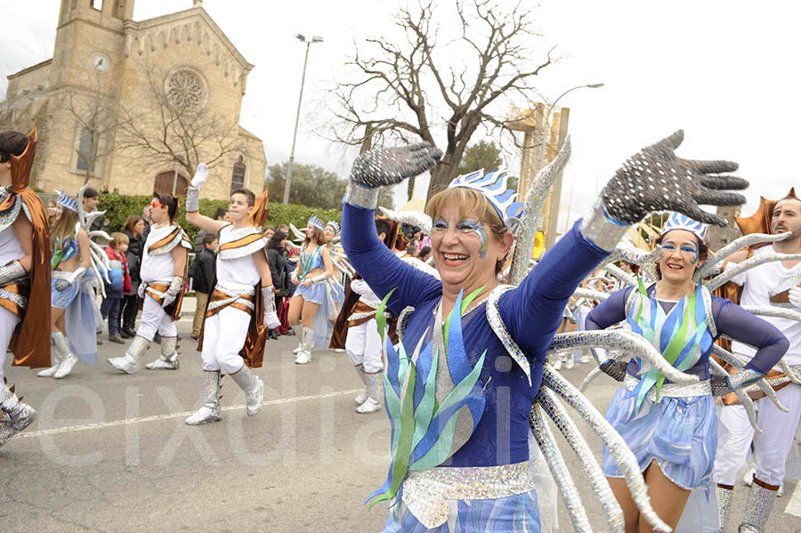 Rua del carnaval de Santa Margarida i els Monjos 2015. Rua del Carnaval de Santa Margarida i els Monjos 2015