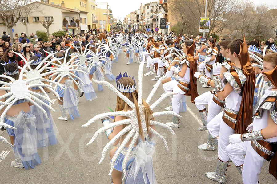 Rua del carnaval de Santa Margarida i els Monjos 2015. Rua del Carnaval de Santa Margarida i els Monjos 2015