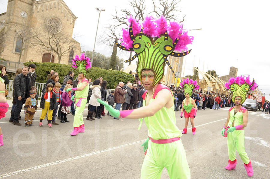 Rua del carnaval de Santa Margarida i els Monjos 2015. Rua del Carnaval de Santa Margarida i els Monjos 2015