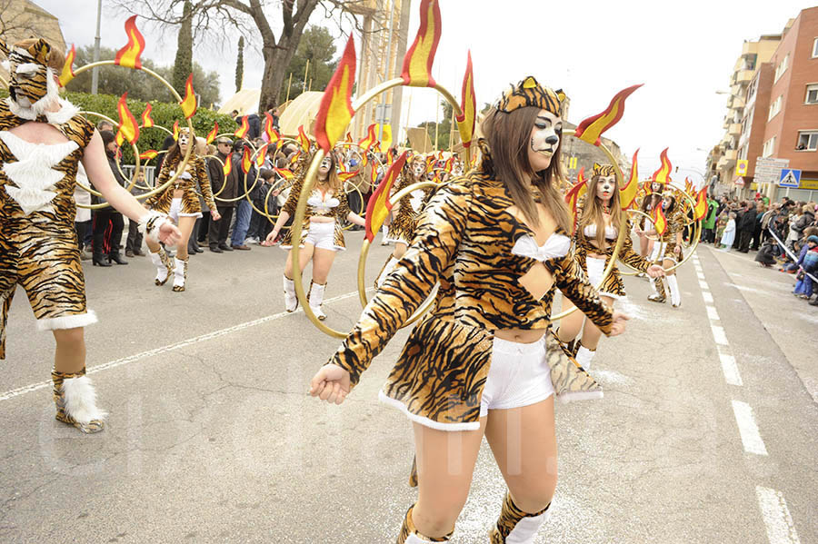 Rua del carnaval de Santa Margarida i els Monjos 2015. Rua del Carnaval de Santa Margarida i els Monjos 2015