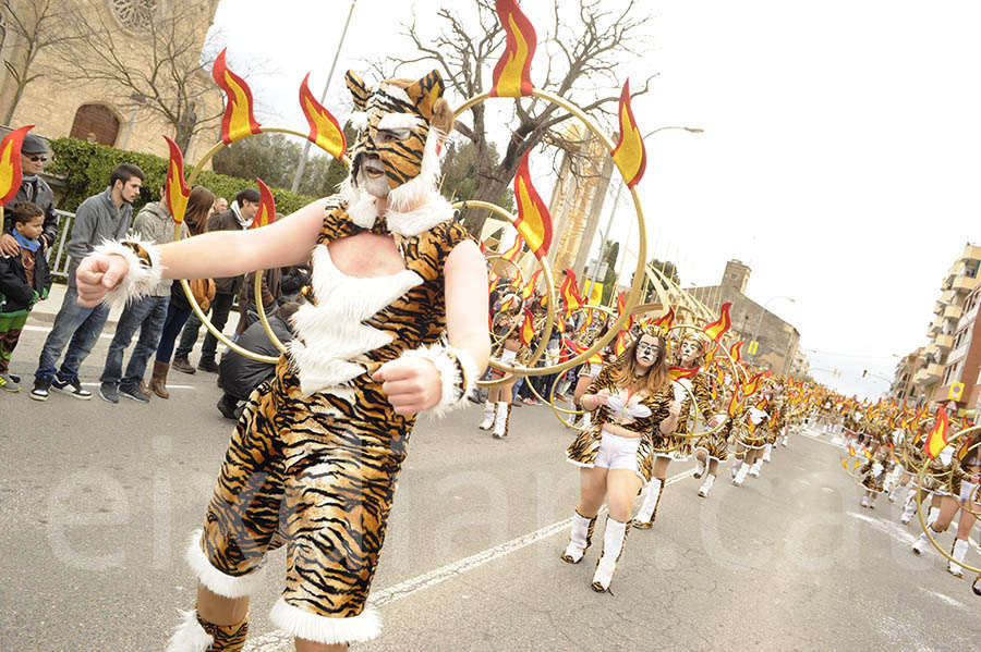 Rua del carnaval de Santa Margarida i els Monjos 2015. Rua del Carnaval de Santa Margarida i els Monjos 2015