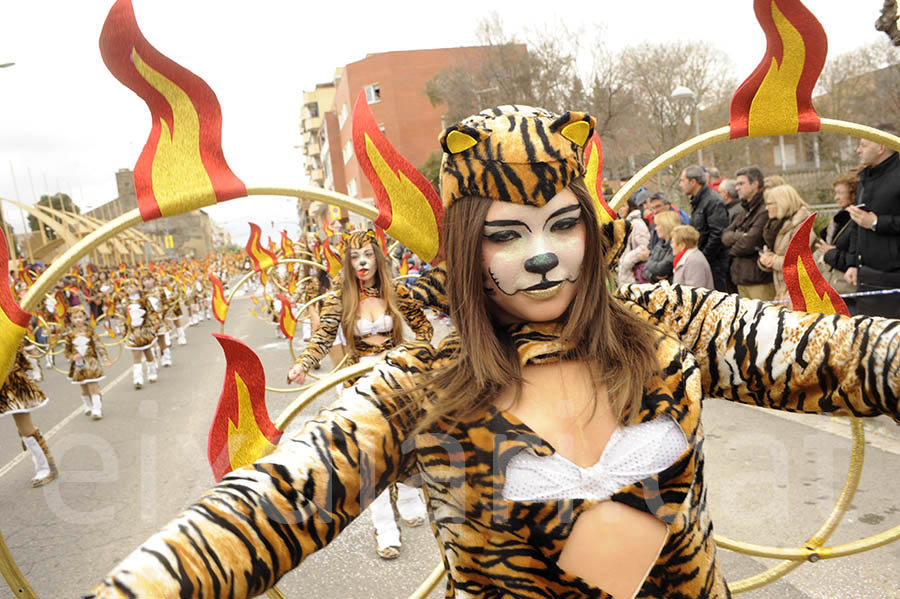 Rua del carnaval de Santa Margarida i els Monjos 2015. Rua del Carnaval de Santa Margarida i els Monjos 2015