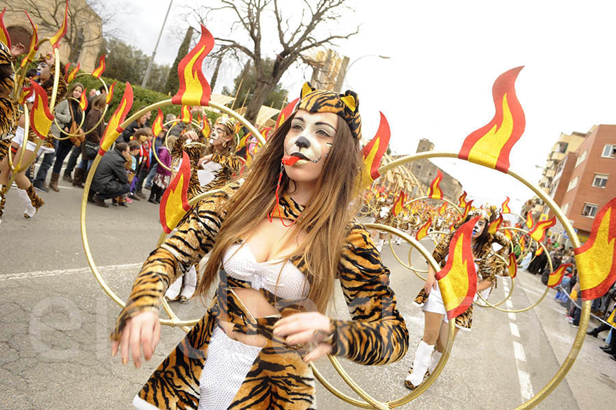 Rua del carnaval de Santa Margarida i els Monjos 2015. Rua del Carnaval de Santa Margarida i els Monjos 2015