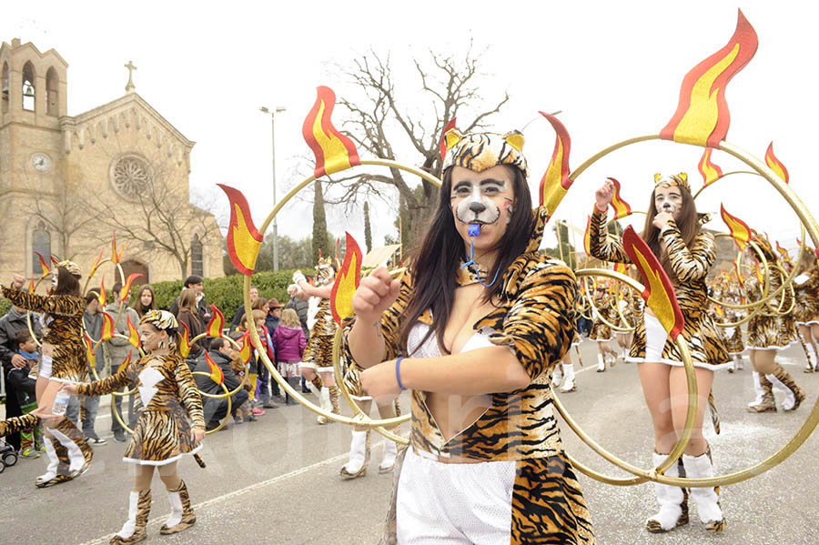 Rua del carnaval de Santa Margarida i els Monjos 2015. Rua del Carnaval de Santa Margarida i els Monjos 2015