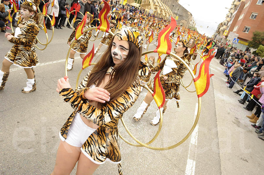 Rua del carnaval de Santa Margarida i els Monjos 2015. Rua del Carnaval de Santa Margarida i els Monjos 2015