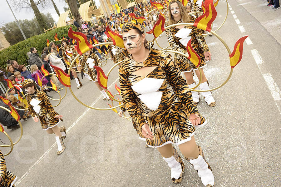 Rua del carnaval de Santa Margarida i els Monjos 2015. Rua del Carnaval de Santa Margarida i els Monjos 2015