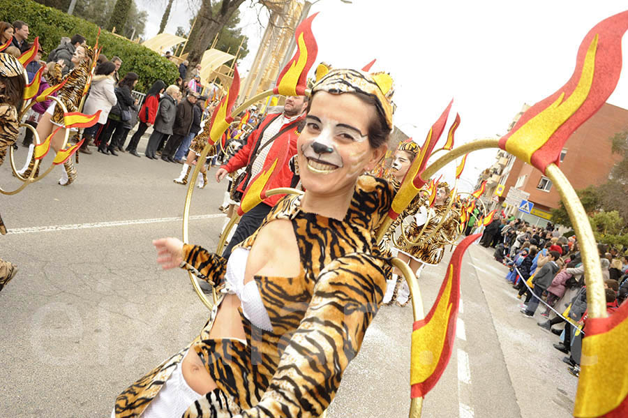 Rua del carnaval de Santa Margarida i els Monjos 2015. Rua del Carnaval de Santa Margarida i els Monjos 2015