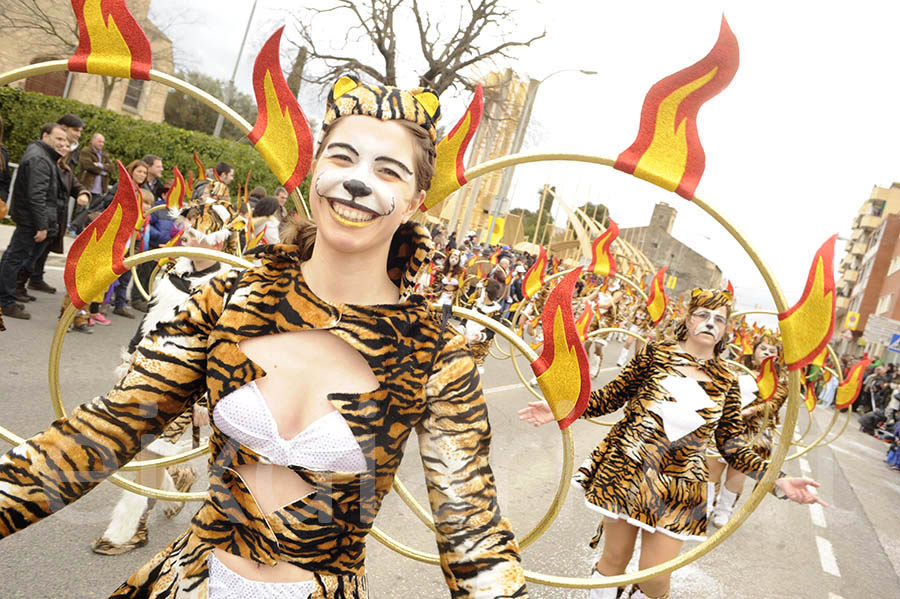 Rua del carnaval de Santa Margarida i els Monjos 2015. Rua del Carnaval de Santa Margarida i els Monjos 2015