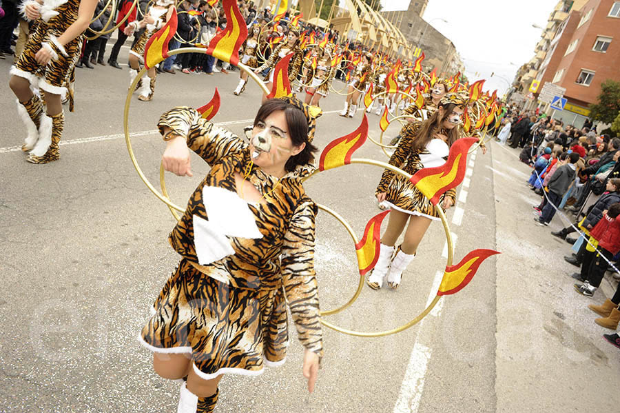 Rua del carnaval de Santa Margarida i els Monjos 2015. Rua del Carnaval de Santa Margarida i els Monjos 2015