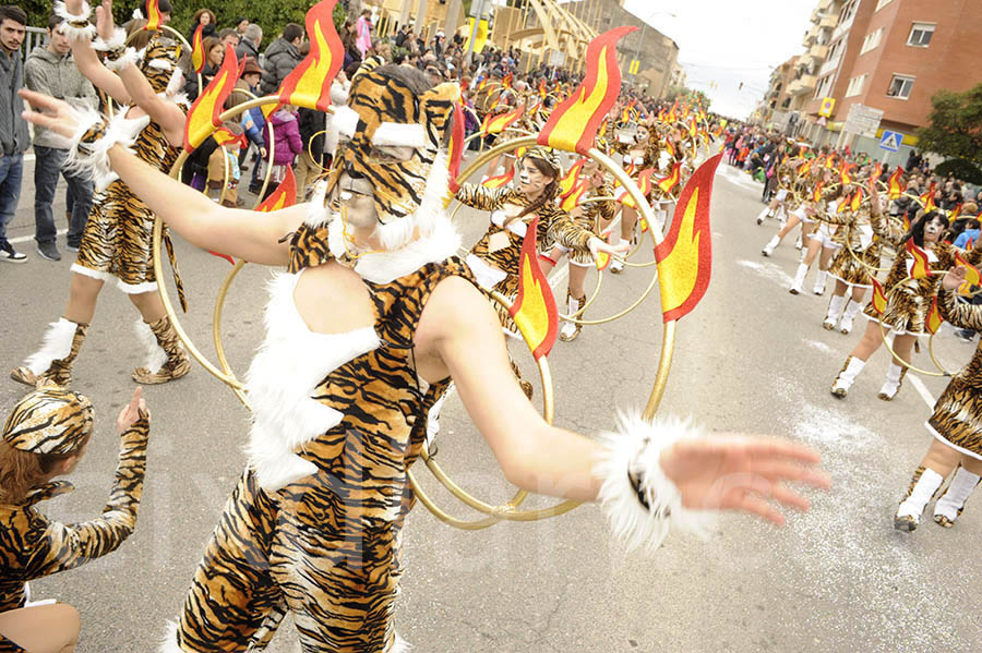 Rua del carnaval de Santa Margarida i els Monjos 2015. Rua del Carnaval de Santa Margarida i els Monjos 2015