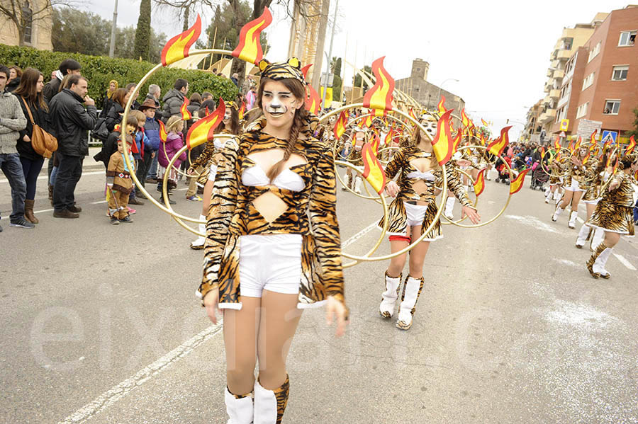 Rua del carnaval de Santa Margarida i els Monjos 2015. Rua del Carnaval de Santa Margarida i els Monjos 2015