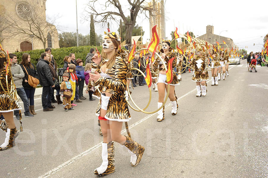 Rua del carnaval de Santa Margarida i els Monjos 2015. Rua del Carnaval de Santa Margarida i els Monjos 2015