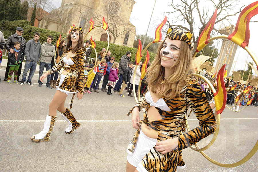 Rua del carnaval de Santa Margarida i els Monjos 2015. Rua del Carnaval de Santa Margarida i els Monjos 2015