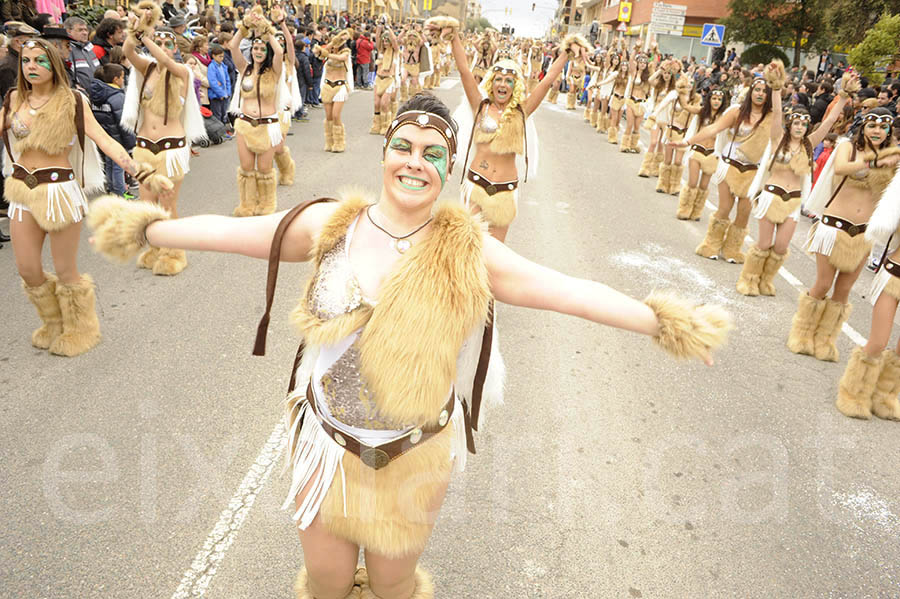 Rua del carnaval de Santa Margarida i els Monjos 2015. Rua del Carnaval de Santa Margarida i els Monjos 2015