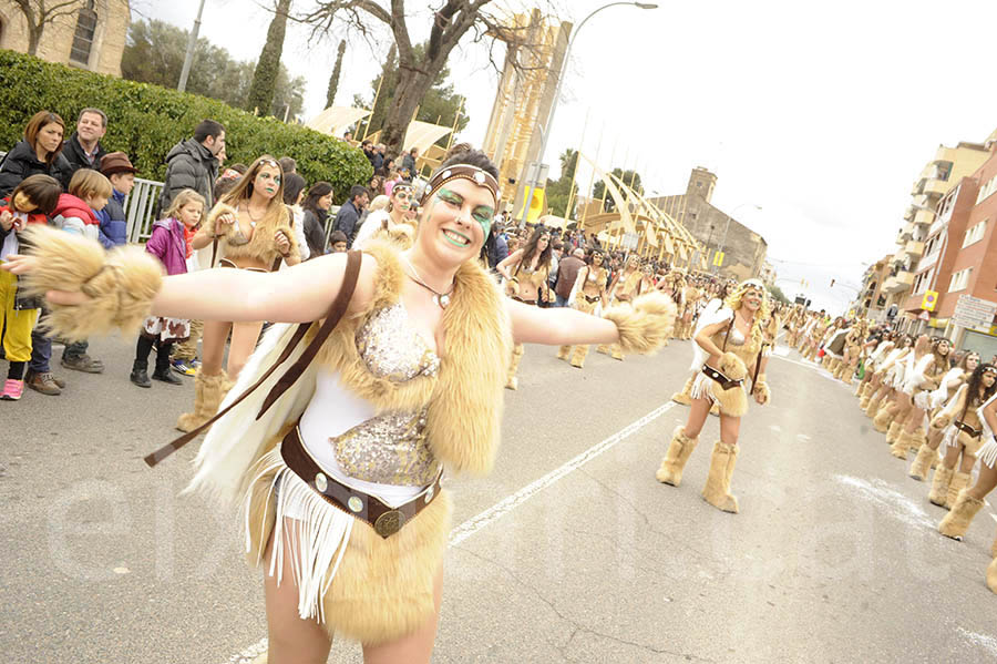 Rua del carnaval de Santa Margarida i els Monjos 2015. Rua del Carnaval de Santa Margarida i els Monjos 2015