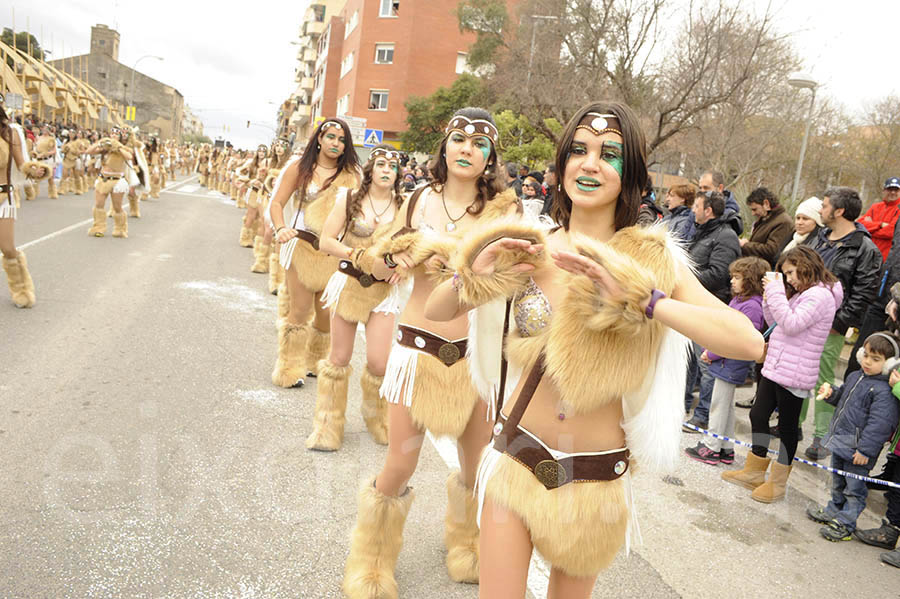 Rua del carnaval de Santa Margarida i els Monjos 2015. Rua del Carnaval de Santa Margarida i els Monjos 2015