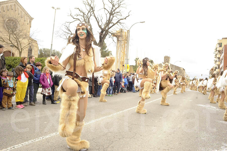 Rua del carnaval de Santa Margarida i els Monjos 2015. Rua del Carnaval de Santa Margarida i els Monjos 2015