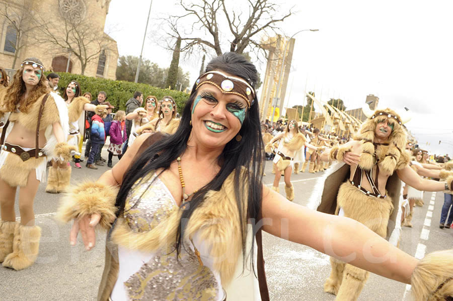 Rua del carnaval de Santa Margarida i els Monjos 2015. Rua del Carnaval de Santa Margarida i els Monjos 2015