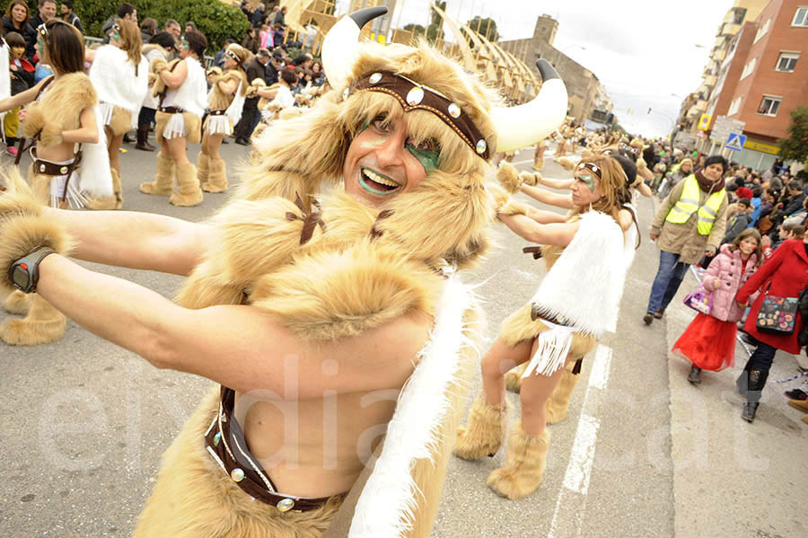 Rua del carnaval de Santa Margarida i els Monjos 2015. Rua del Carnaval de Santa Margarida i els Monjos 2015