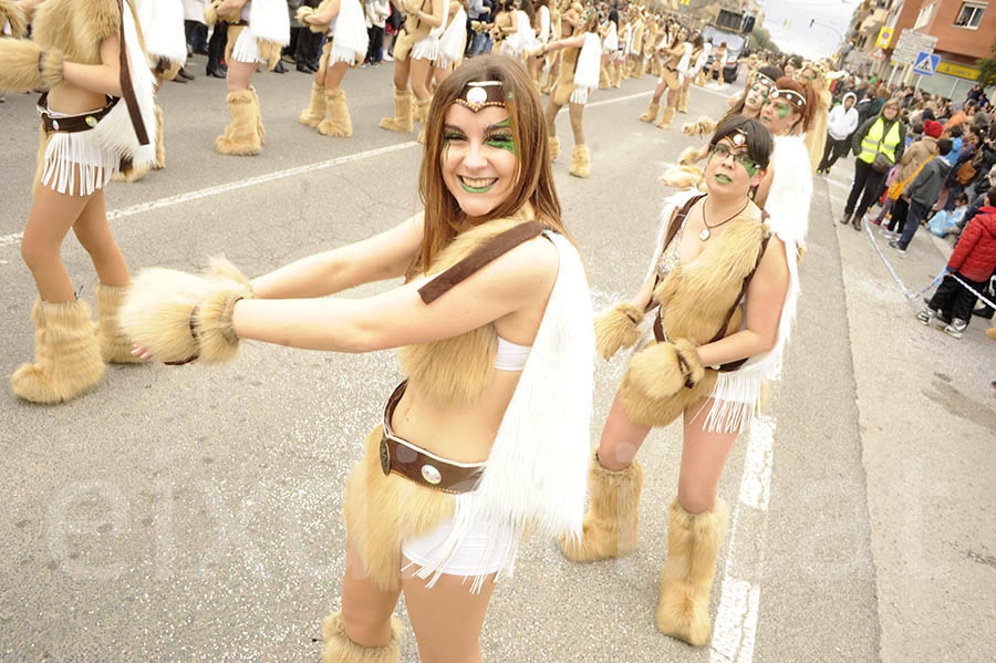 Rua del carnaval de Santa Margarida i els Monjos 2015. Rua del Carnaval de Santa Margarida i els Monjos 2015