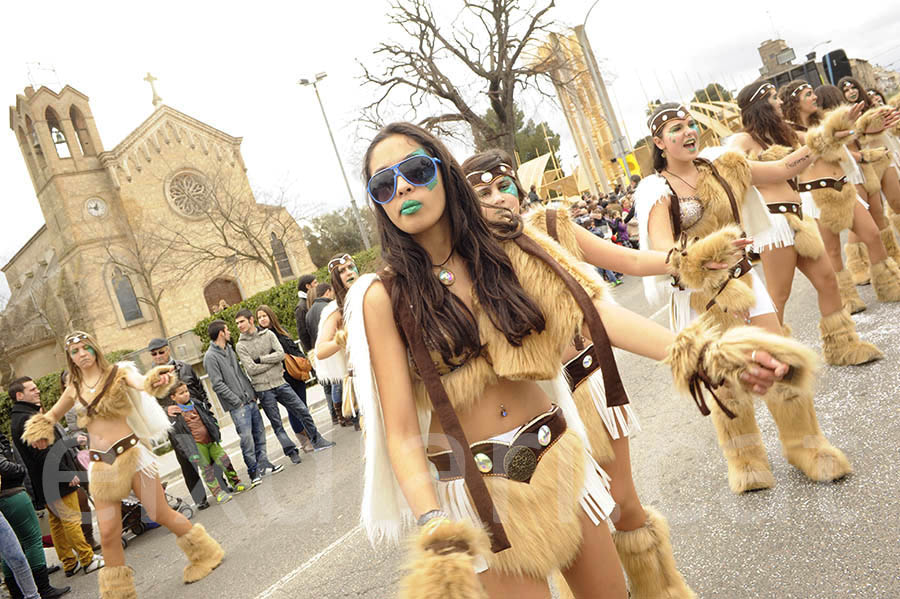 Rua del carnaval de Santa Margarida i els Monjos 2015. Rua del Carnaval de Santa Margarida i els Monjos 2015