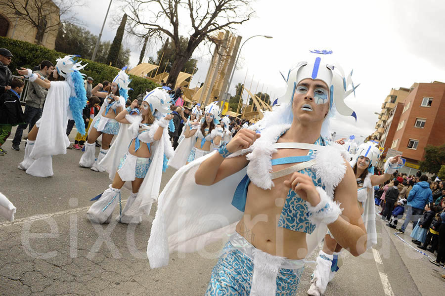 Rua del carnaval de Santa Margarida i els Monjos 2015. Rua del Carnaval de Santa Margarida i els Monjos 2015