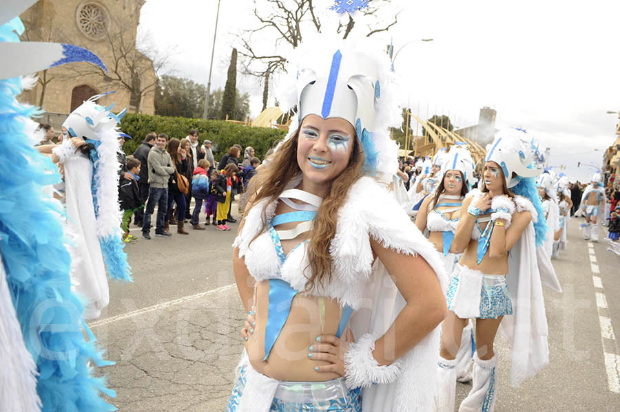 Rua del carnaval de Santa Margarida i els Monjos 2015. Rua del Carnaval de Santa Margarida i els Monjos 2015