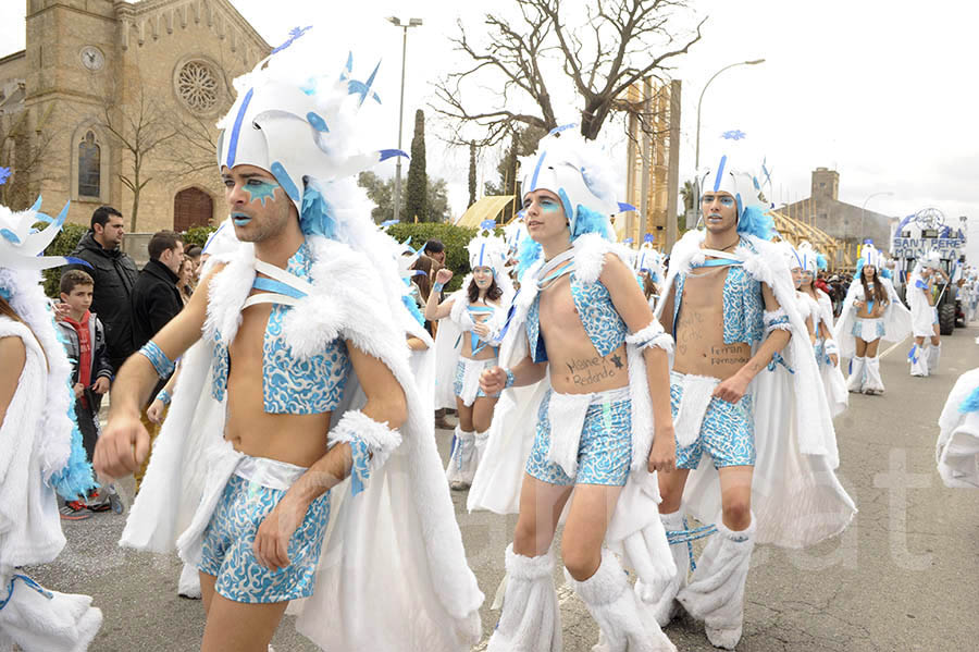 Rua del carnaval de Santa Margarida i els Monjos 2015. Rua del Carnaval de Santa Margarida i els Monjos 2015