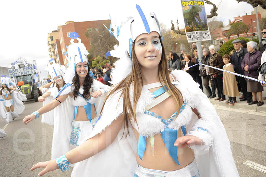 Rua del carnaval de Santa Margarida i els Monjos 2015. Rua del Carnaval de Santa Margarida i els Monjos 2015