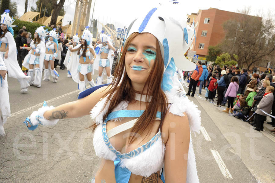 Rua del carnaval de Santa Margarida i els Monjos 2015. Rua del Carnaval de Santa Margarida i els Monjos 2015