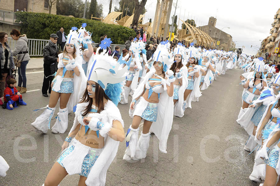 Rua del carnaval de Santa Margarida i els Monjos 2015. Rua del Carnaval de Santa Margarida i els Monjos 2015