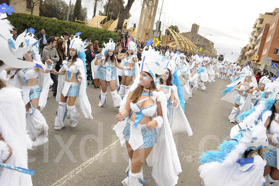 Rua del carnaval de Santa Margarida i els Monjos 2015. Rua del Carnaval de Santa Margarida i els Monjos 2015