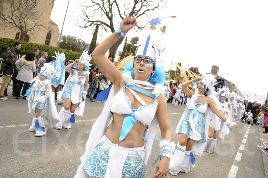 Rua del carnaval de Santa Margarida i els Monjos 2015. Rua del Carnaval de Santa Margarida i els Monjos 2015