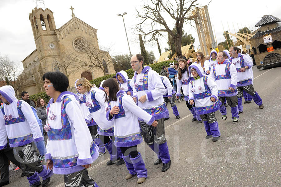 Rua del carnaval de Santa Margarida i els Monjos 2015. Rua del Carnaval de Santa Margarida i els Monjos 2015