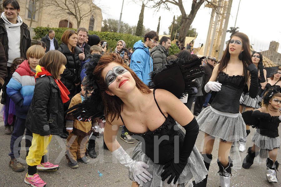 Rua del carnaval de Santa Margarida i els Monjos 2015. Rua del Carnaval de Santa Margarida i els Monjos 2015