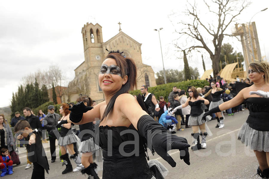 Rua del carnaval de Santa Margarida i els Monjos 2015. Rua del Carnaval de Santa Margarida i els Monjos 2015