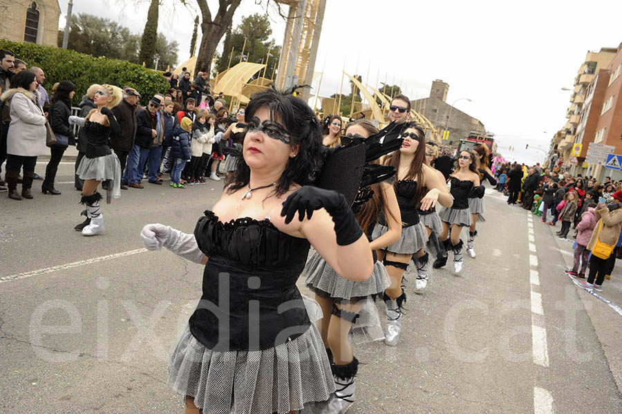 Rua del carnaval de Santa Margarida i els Monjos 2015. Rua del Carnaval de Santa Margarida i els Monjos 2015