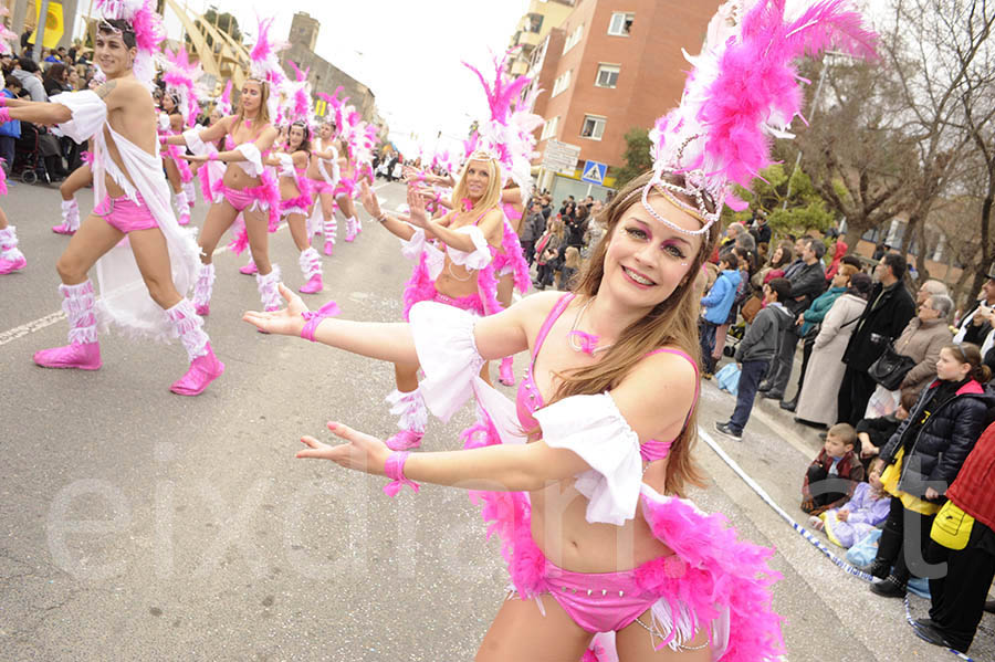 Rua del carnaval de Santa Margarida i els Monjos 2015. Rua del Carnaval de Santa Margarida i els Monjos 2015